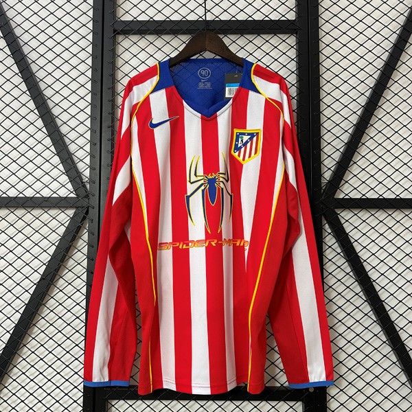 Tailandia Camiseta Atletico Madrid Replica Primera Ropa Retro 2004-2005